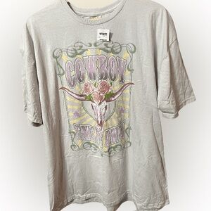 NWT goodie two sleeves Cowboy Take Me Away short sleeve t-shirt Size XXL